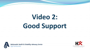 Video 2: Good Support - Video Series HDC