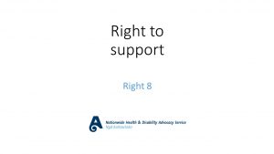 Code of Rights - Right to support